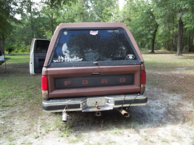 1986 Blue Ford F-150 Standard Cab Pickup