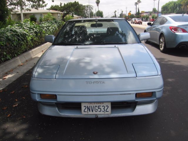 1989 light blue Toyota MR2 Coupe