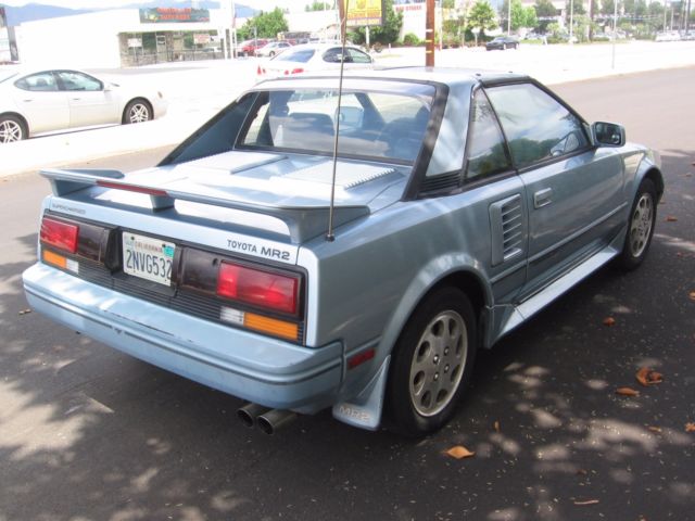 1989 light blue Toyota MR2 Coupe