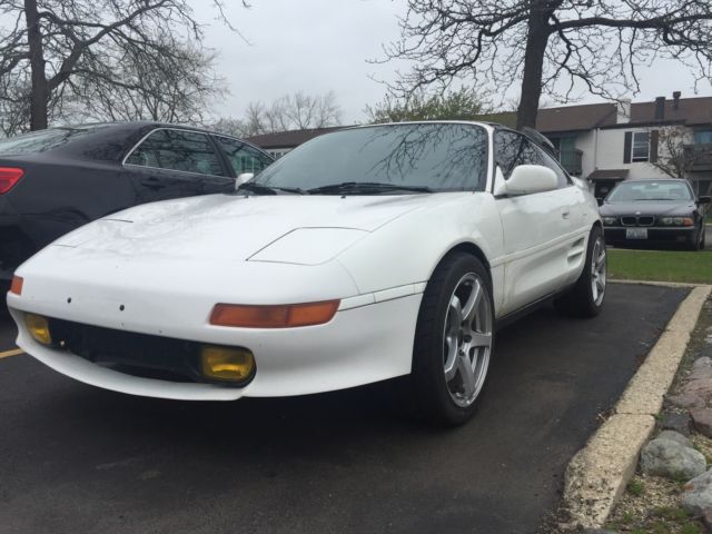 1991 White Toyota MR2 Coupe
