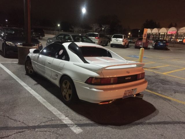 1991 White Toyota MR2 Coupe