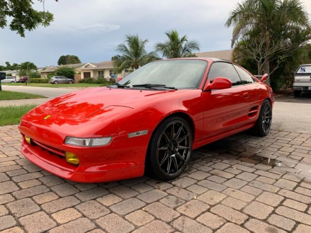 1991 Red Toyota MR2 Coupe