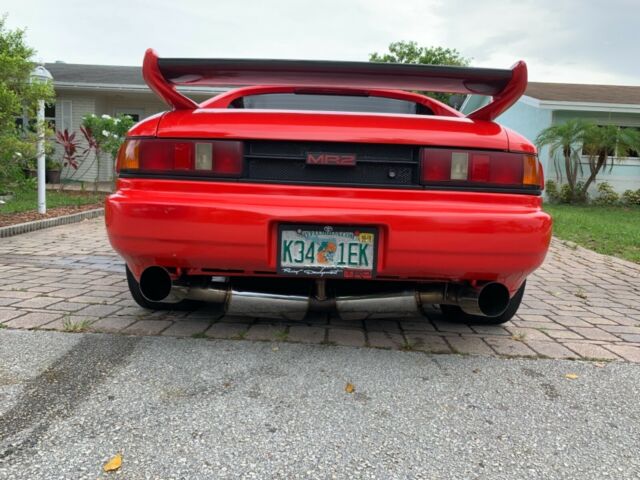 1991 Red Toyota MR2 Coupe