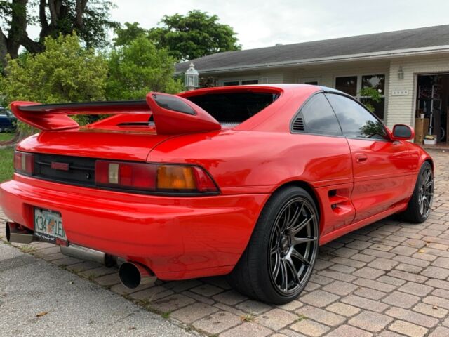 1991 Red Toyota MR2 Coupe