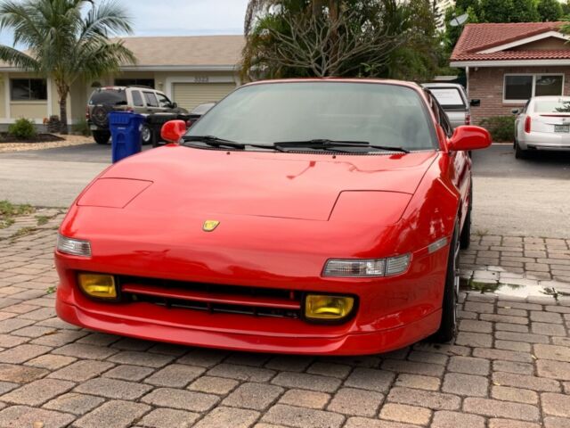 1991 Red Toyota MR2 Coupe