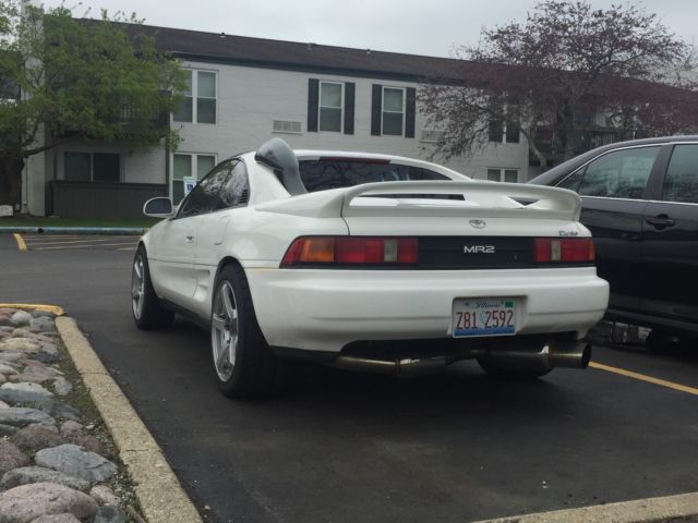 1991 White Toyota MR2 Coupe