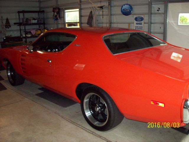 1972 Orange Dodge Charger Coupe