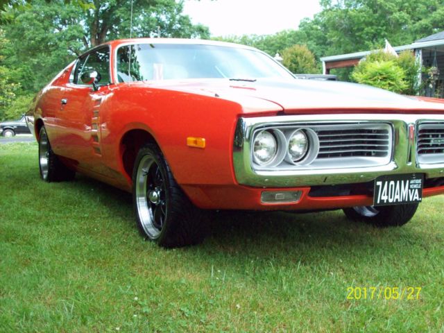 1972 Orange Dodge Charger Coupe