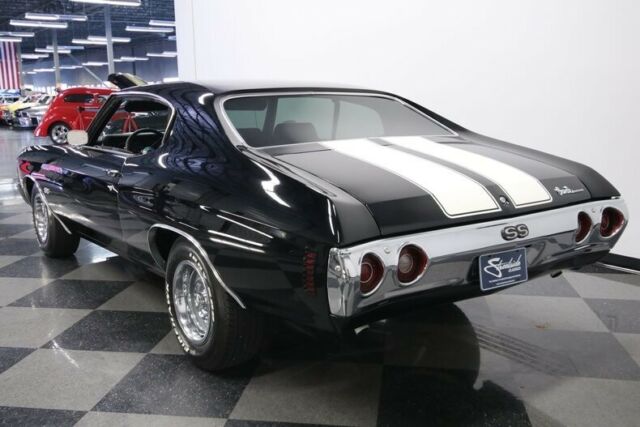 1972 Black Chevrolet Chevelle Coupe