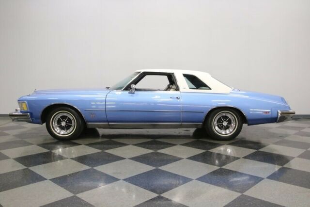 1974 Blue Buick Riviera Coupe