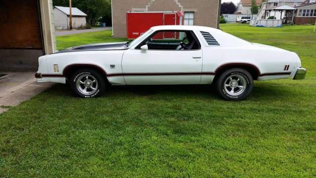 1976 White Chevrolet Chevelle Coupe
