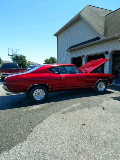 1968 Burgundy Chevrolet Chevelle