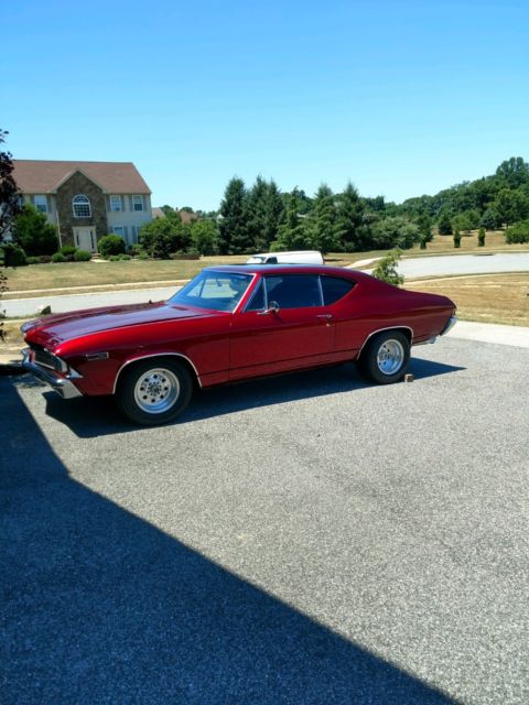 1968 Burgundy Chevrolet Chevelle