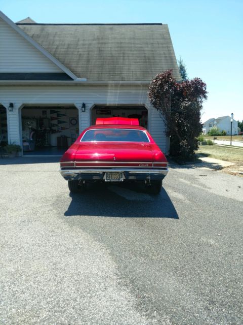 1968 Burgundy Chevrolet Chevelle