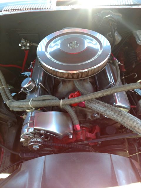 1968 Burgundy Chevrolet Chevelle