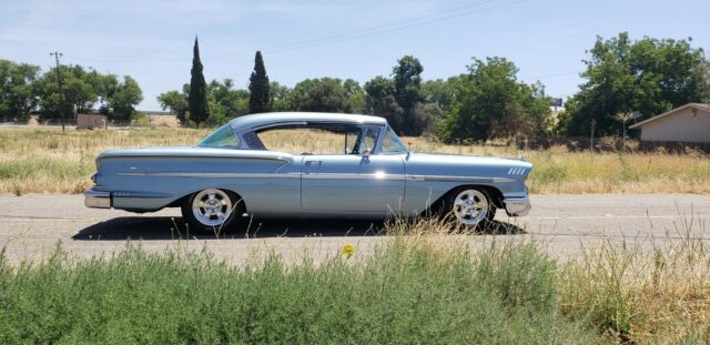 1958 Blue Chevrolet Bel Air/150/210 Coupe