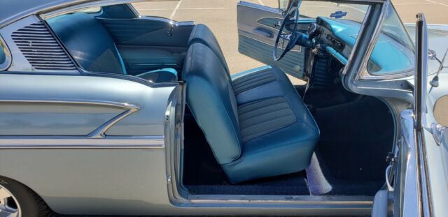 1958 Blue Chevrolet Bel Air/150/210 Coupe
