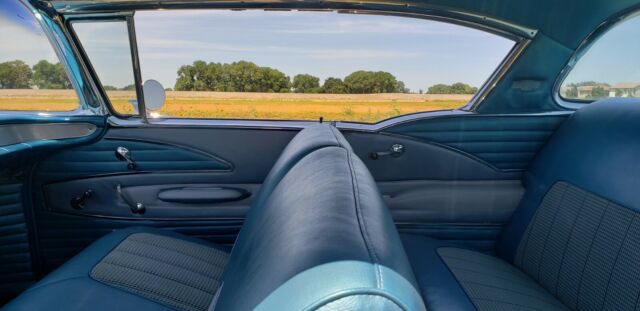 1958 Blue Chevrolet Bel Air/150/210 Coupe