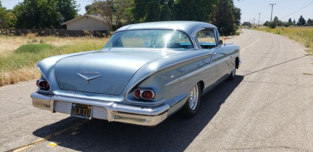 1958 Blue Chevrolet Bel Air/150/210 Coupe