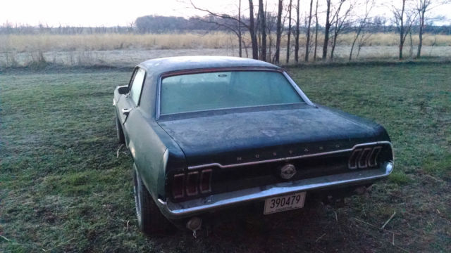1968 Dark Green Ford Mustang Coupe