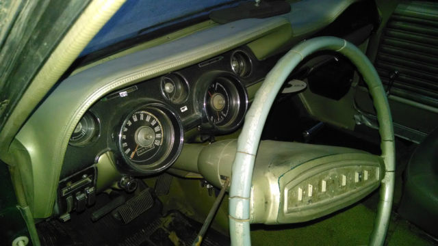 1968 Dark Green Ford Mustang Coupe