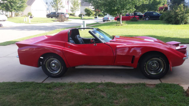 1972 Red Chevrolet Corvette Coupe