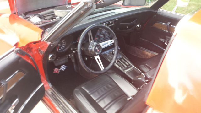 1972 Red Chevrolet Corvette Coupe