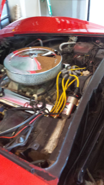 1972 Red Chevrolet Corvette Coupe