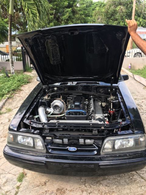 1992 Black Ford Mustang Coupe