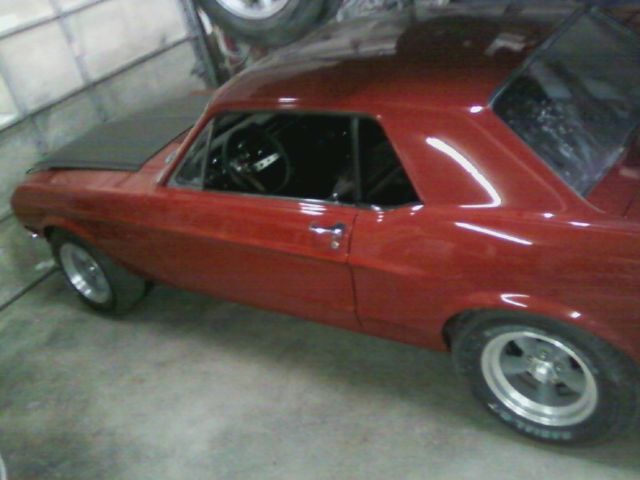 1989 Cabernet Red Ford Mustang Convertible