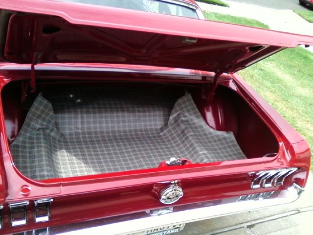 1989 Cabernet Red Ford Mustang Convertible