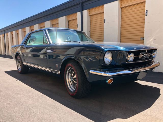 1965 Blue Mist Ford Mustang