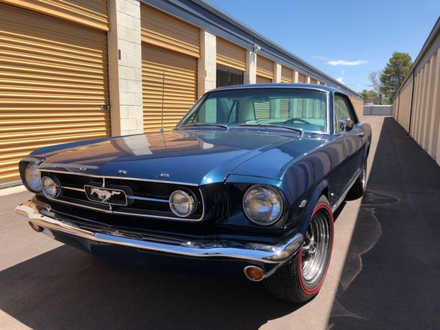 1965 Blue Mist Ford Mustang