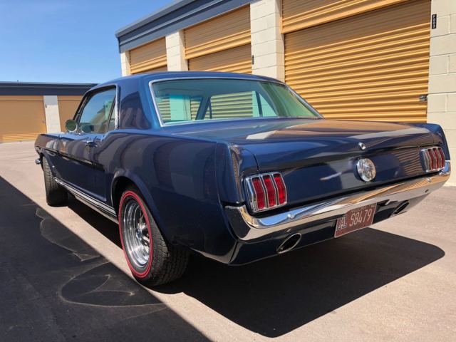 1965 Blue Mist Ford Mustang