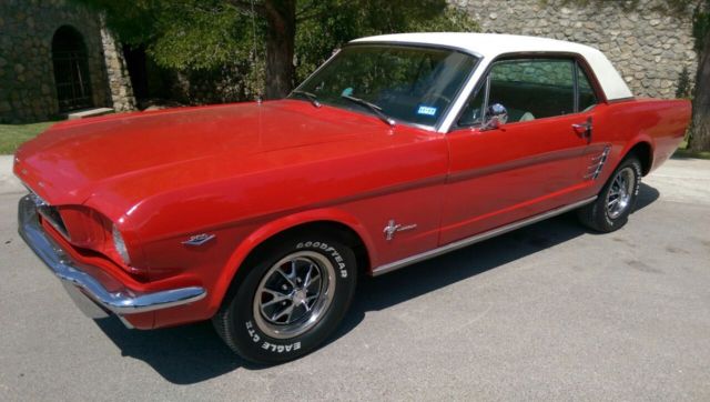 1966 Red Ford Mustang Coupe