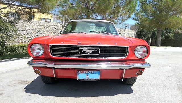 1966 Red Ford Mustang Coupe