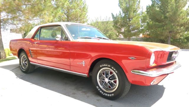 1966 Red Ford Mustang Coupe