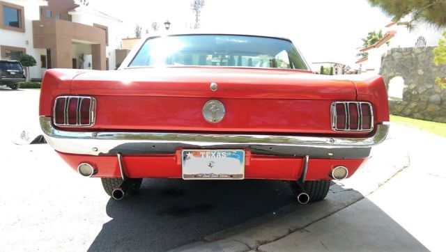 1966 Red Ford Mustang Coupe