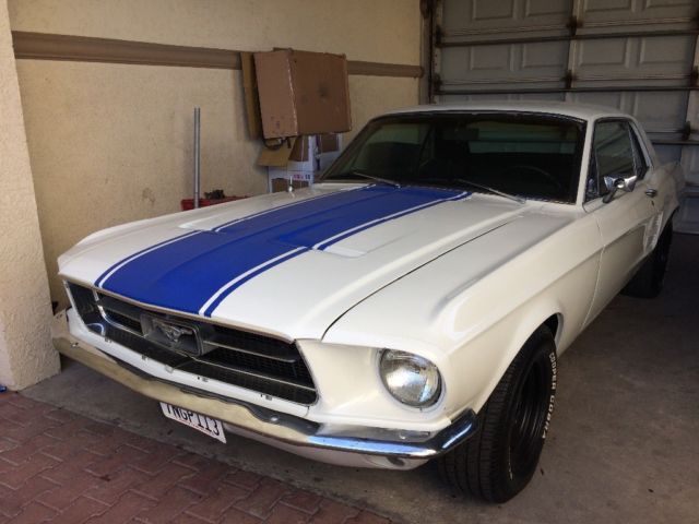 1967 Wimbledon White Ford Mustang Coupe