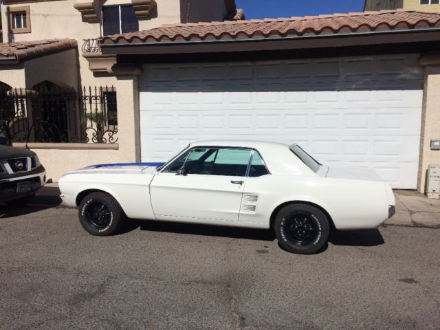 1967 Wimbledon White Ford Mustang Coupe