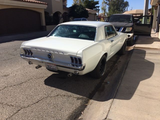 1967 Wimbledon White Ford Mustang Coupe