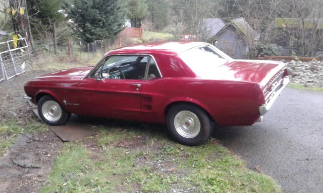 1967 Red Ford Mustang Coupe