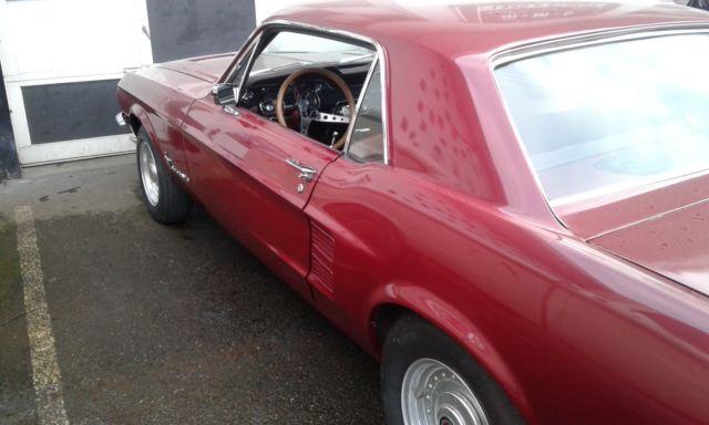 1967 Red Ford Mustang Coupe