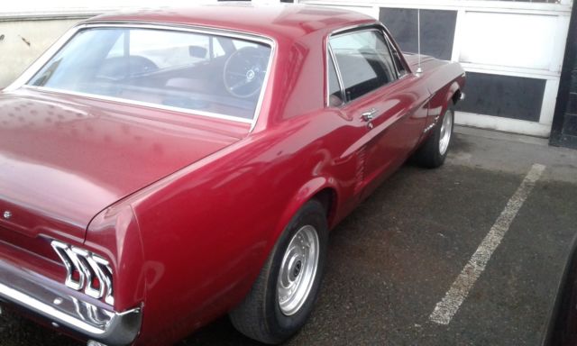 1967 Red Ford Mustang Coupe