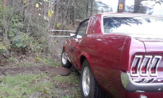 1967 Red Ford Mustang Coupe