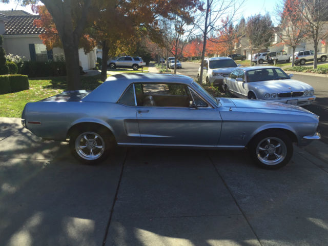 1968 Blue Ford Mustang Coupe
