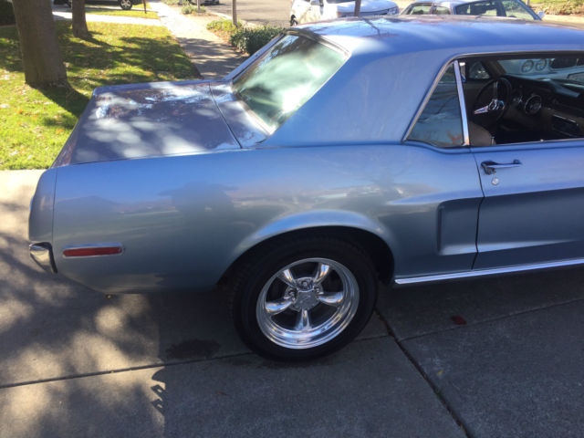 1968 Blue Ford Mustang Coupe