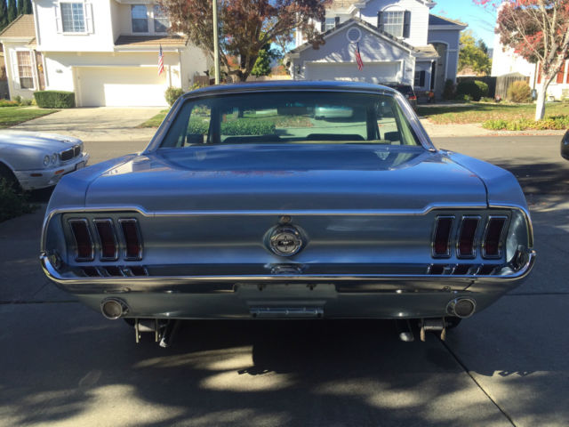1968 Blue Ford Mustang Coupe