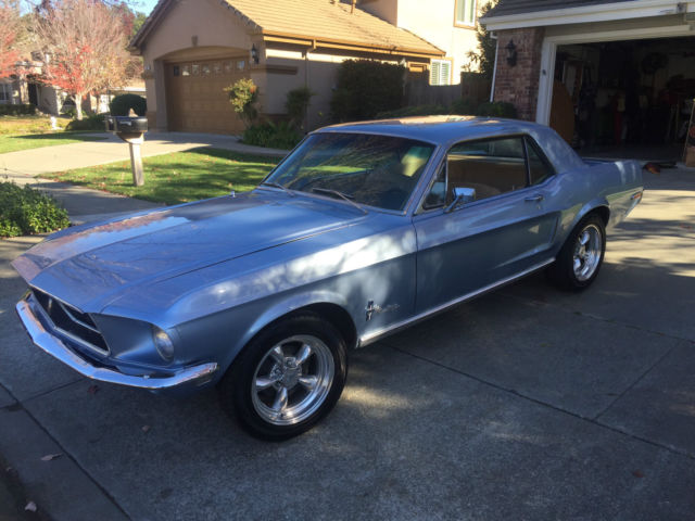 1968 Blue Ford Mustang Coupe