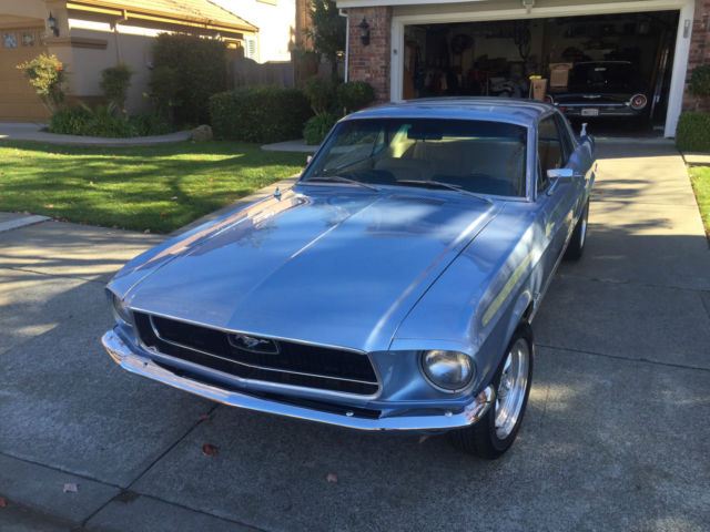 1968 Blue Ford Mustang Coupe